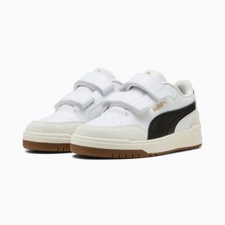 【PUMA】運動鞋 童鞋 中童 兒童 魔鬼氈 Shuffle Downtown Lo OG V PS 白灰黑 40566301