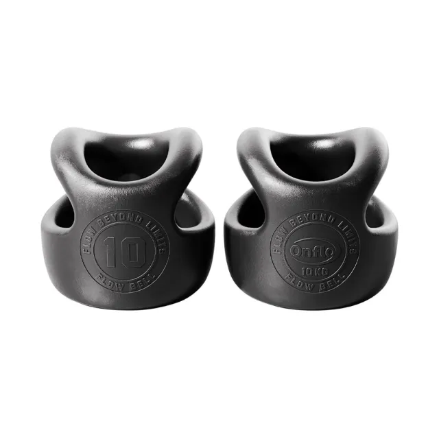【atflee】Onflo Flowbell 10KG(22LB) 2合1 多功能專業訓練啞鈴/壺鈴