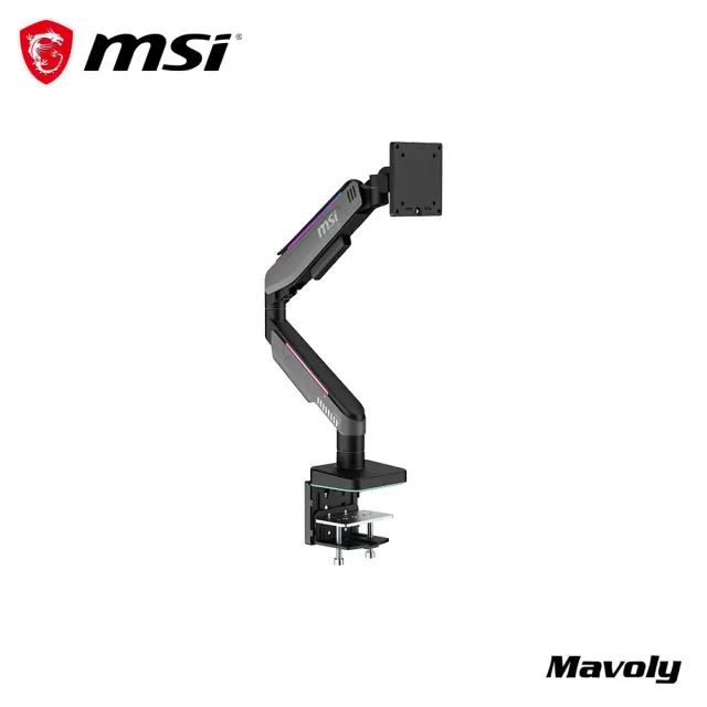 【MSI 微星】MPG MT201RG 螢幕手臂架 桌上型電腦螢幕支架 螢幕支架 安裝腳架