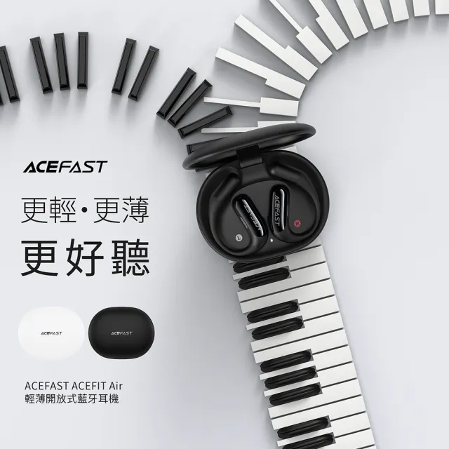 【ACEFAST】ACEFIT Air OWS 開放式藍芽耳機(防水/ENC通話降噪/跑步/運動藍牙耳機)