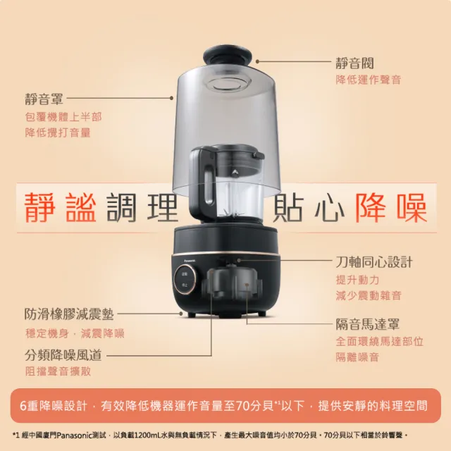 【Panasonic 國際牌】靜謐萬用調理機(MX-HG4401) (加熱調理/冷熱兩用/清潔模式)