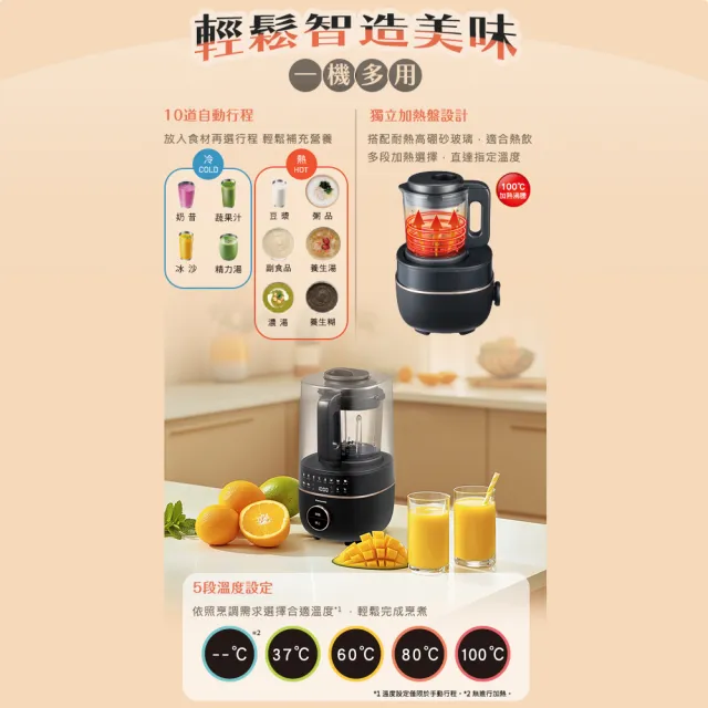 【Panasonic 國際牌】靜謐萬用調理機(MX-HG4401) (加熱調理/冷熱兩用/清潔模式)