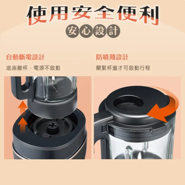 【Panasonic 國際牌】靜謐萬用調理機(MX-HG4401) (加熱調理/冷熱兩用/清潔模式)