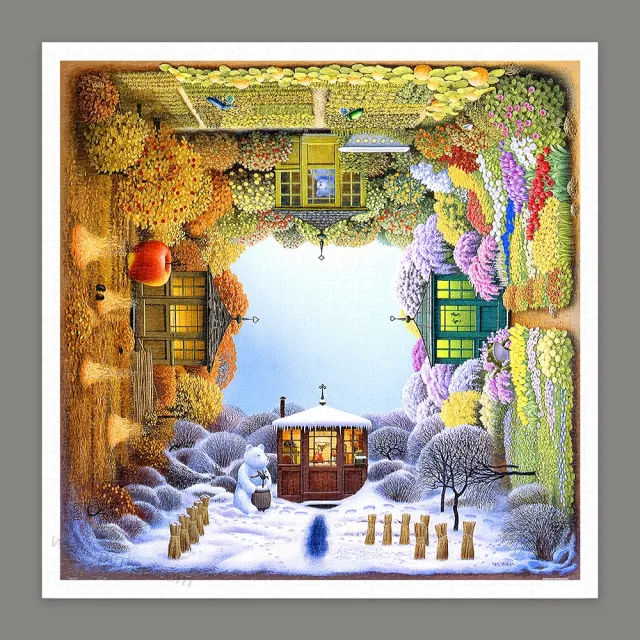 【Pintoo】Jacek Yerka - 四季風情 - 拼圖1600片