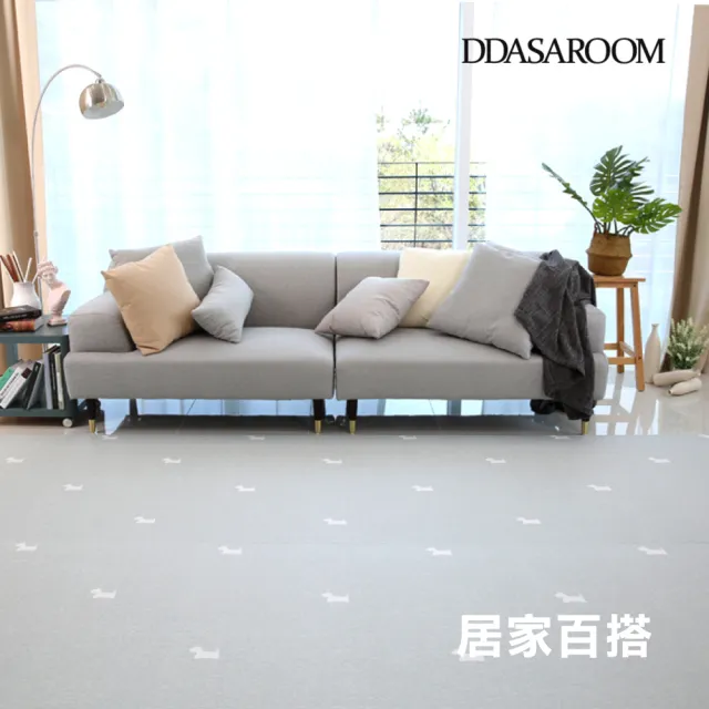 【MH家居PET】韓國寵物遊戲墊2入組 140x200cm(寵物止滑墊/寵物地墊/韓國捲墊)
