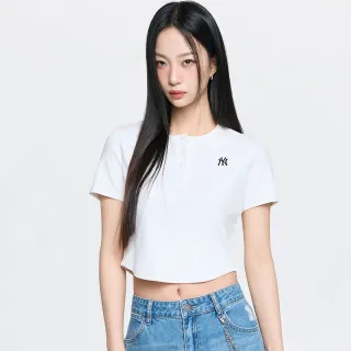 【MLB】女版短袖T恤 紐約洋基隊 (3FTSB1063-50IVS)