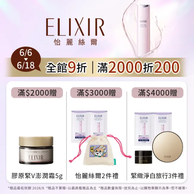 【ELIXIR 怡麗絲爾】膠原A醇美肌組(A醇L22g、小金管)