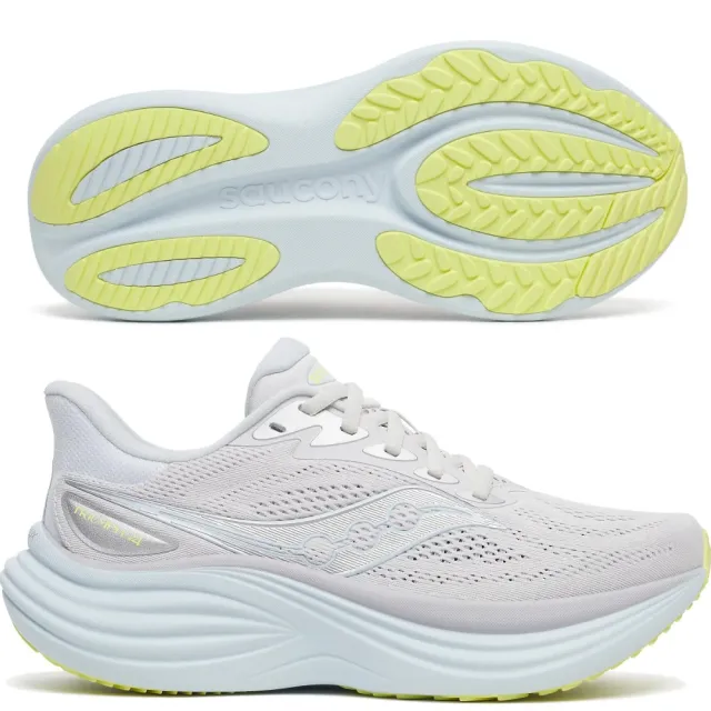 【SAUCONY 索康尼】TRIUMPH 24 女款 慢跑鞋 一般楦 寬楦 S100999 白茶 象牙白 黑 冰河灰 緩衝 避震 勝利