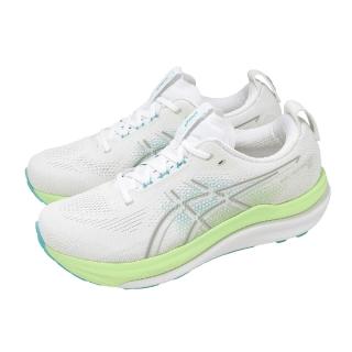 【asics 亞瑟士】慢跑鞋 Gel-Kayano 33 2E 寬楦 男鞋 白 綠 支撐 運動鞋 1011C227100