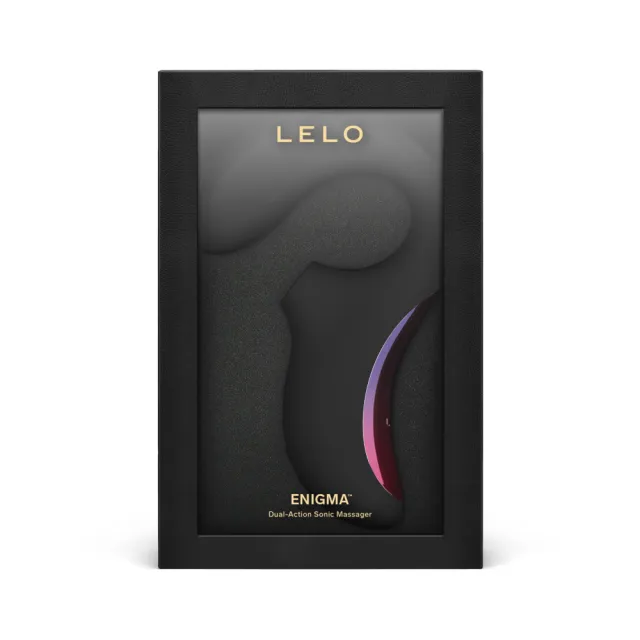 【LELO】ENIGMA™  聲波吸吮+Ｇ點按摩器(黑)