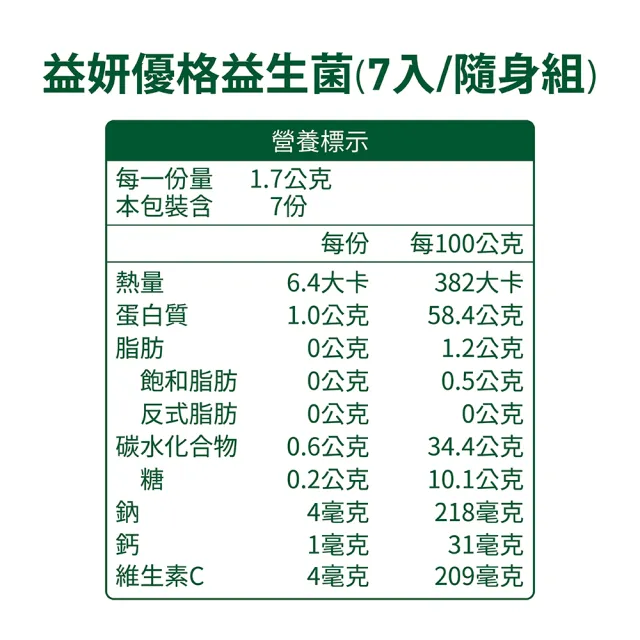 【馬修嚴選】益妍優格益生菌隨身組(養妍潤澤)