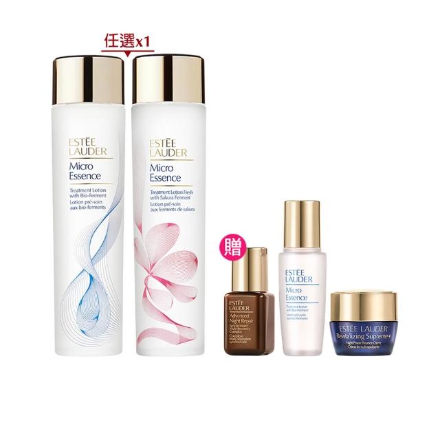 【Estee Lauder 雅詩蘭黛】微分子肌底原生露/櫻花版200ml任選(新上市/化妝水/水精華/無酒精)