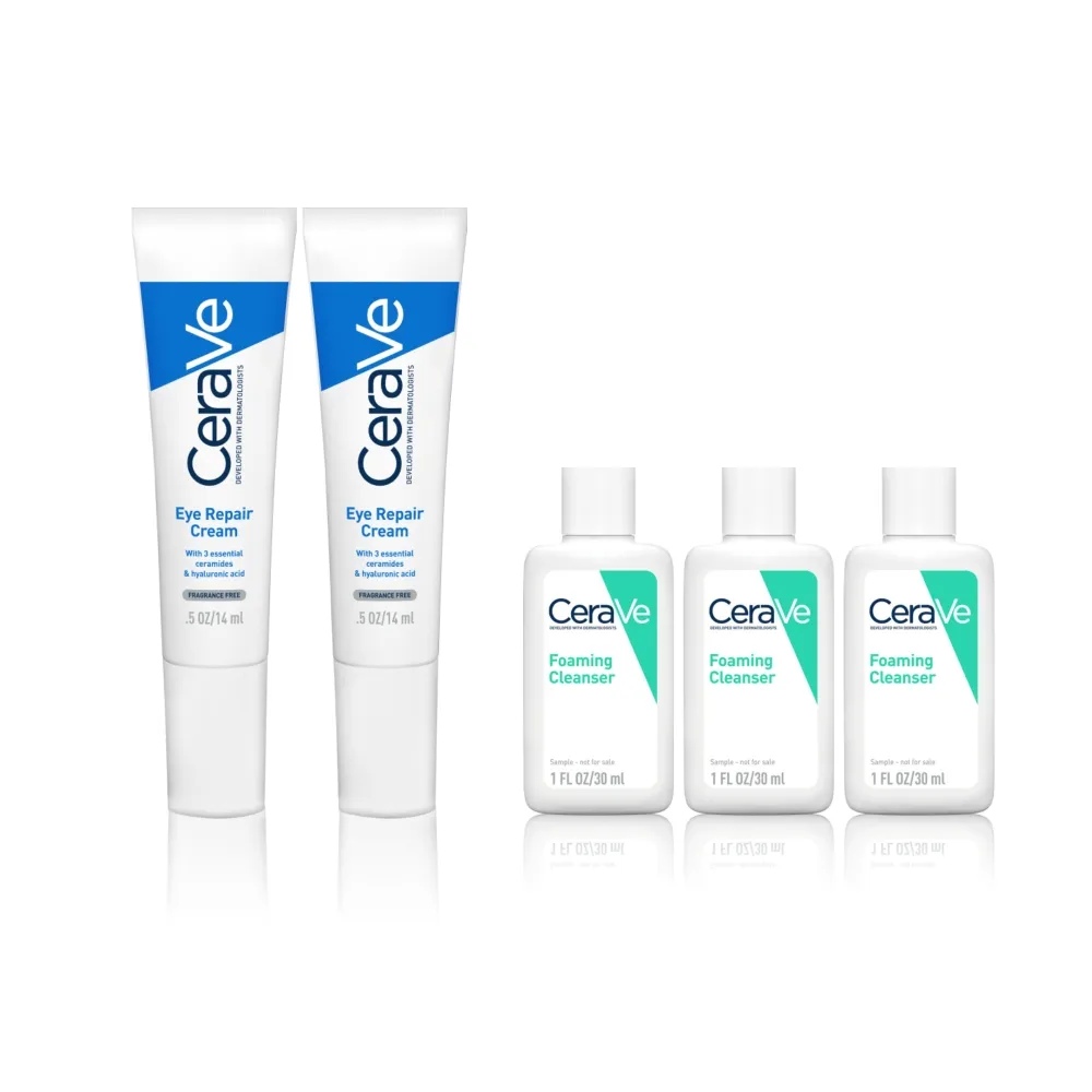 【CeraVe 適樂膚】雙入組★全效亮眼修護精萃 14ml*2_A(眼霜)