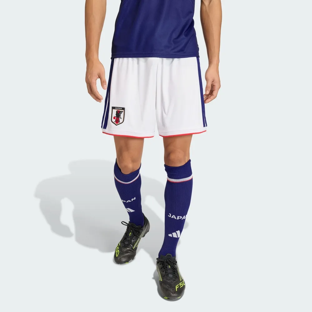 大盃　18寸 adidas 愛迪達】短褲男運動褲世界盃日本JFA H SHO 白JN1868 - momo購物