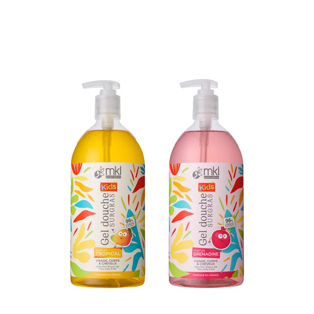 MKL 兒童三合一沐浴露1000ml(水果樂園 莓果派對 溫和配方)
