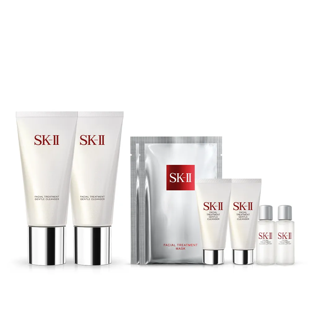 【SK-II】官方直營 潔面乳特惠組雙入組(氨基酸/禮盒/超大牌)