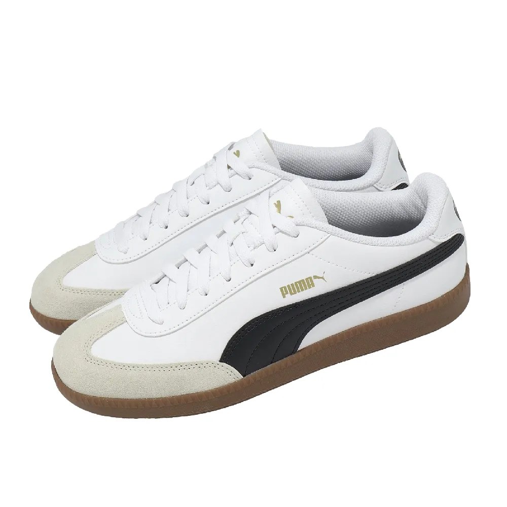 【PUMA】休閒鞋 9-T 男鞋 女鞋 白 黑 復古 膠底 德訓鞋 398174-11