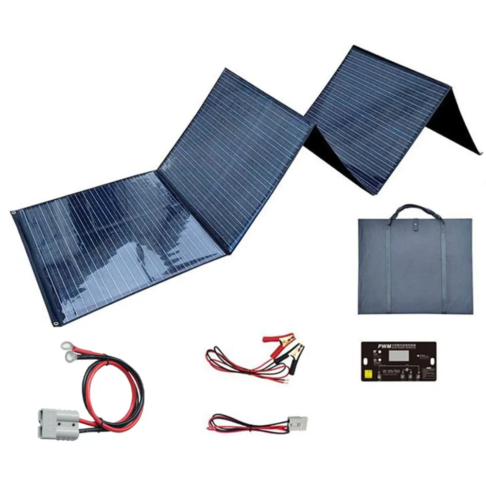 菲仕德 太陽能板 500W 充電板 太陽能發電設備(18V/36V 戶外充電 露營必備 充電瓶/充戶外電源)