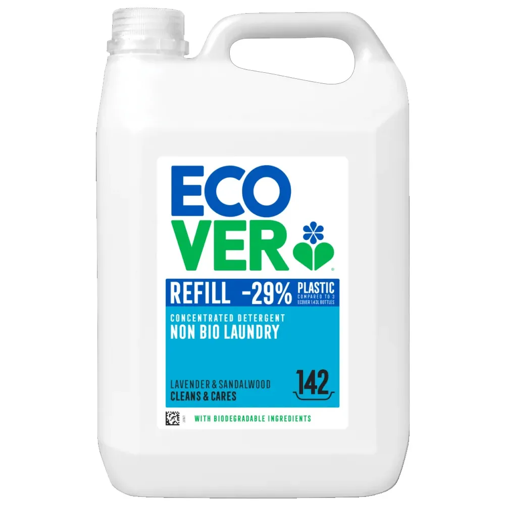 【ECOVER 宜珂】Non Bio親膚低敏濃縮洗衣精-薰衣草&檀香木(5000ml)