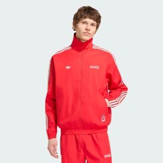 【adidas 愛迪達】COCA COLA 運動外套(KY2111 男款ORIGINALS經典休閒夾克 可口可樂聯名系列)