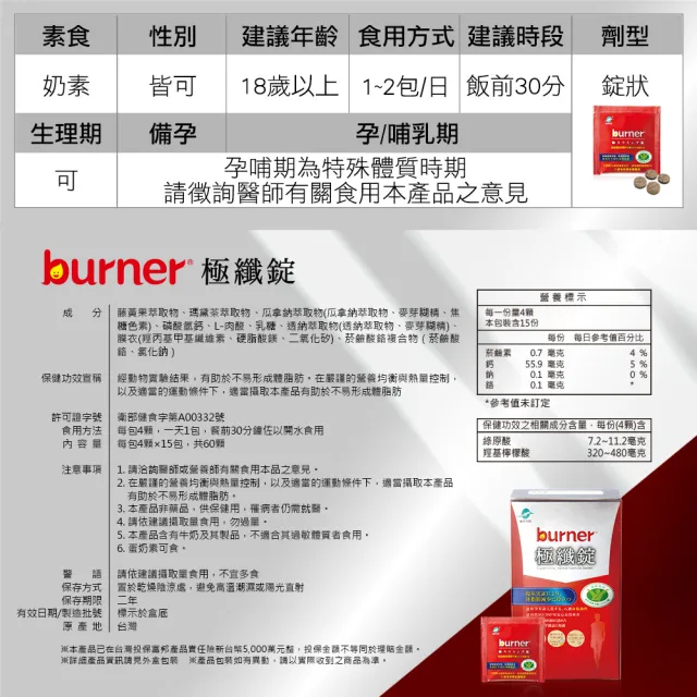 【funcare 船井生醫】倍熱極纖錠15盒-共900顆