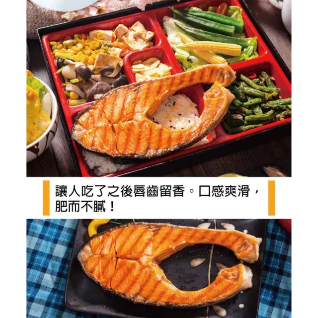 【鮮綠生活】特厚智利鮭魚切片 共4包(380g±10%/片包冰率15%)