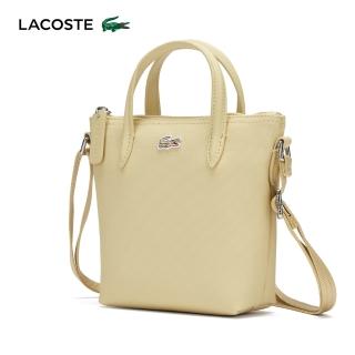 【LACOSTE】包款-迷你 L.12.12 Concept 托特包(米白色)