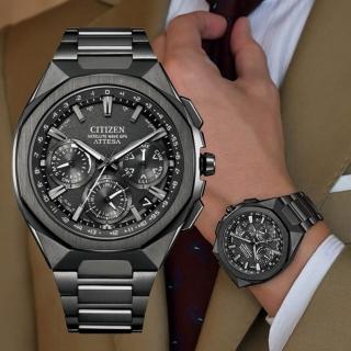 【CITIZEN 星辰】ATTESA 韋禮安廣告配戴款 限量 GPS衛星對時光動能腕錶/44mm(CC4105-69E)