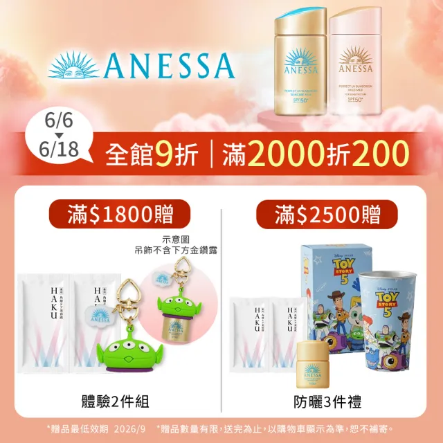 【ANESSA 安耐曬】敏感肌防曬露重量組 60mLx3