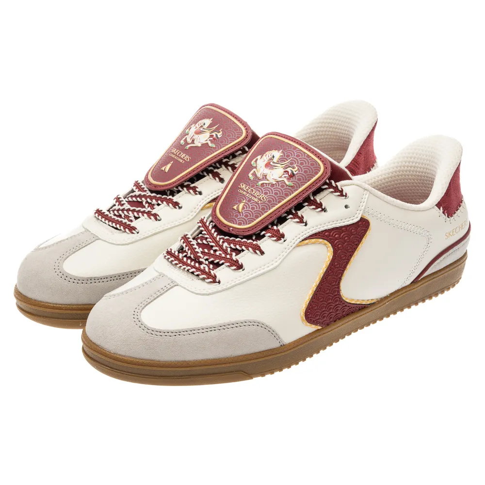 【SKECHERS】男鞋 休閒系列 休閒鞋 瞬穿舒適科技 HOTSHOT 寬楦款 - 2026 CNY飛馬奔騰限定版(802029WOFWT)