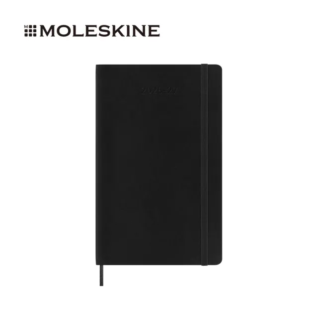 【MOLESKINE】2026-27 18個月日記軟皮手帳 - L型/黑