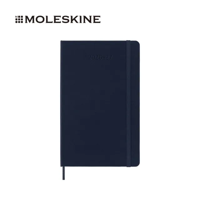 【MOLESKINE】2026-27 18個月週記硬皮手帳 - L型/寶藍