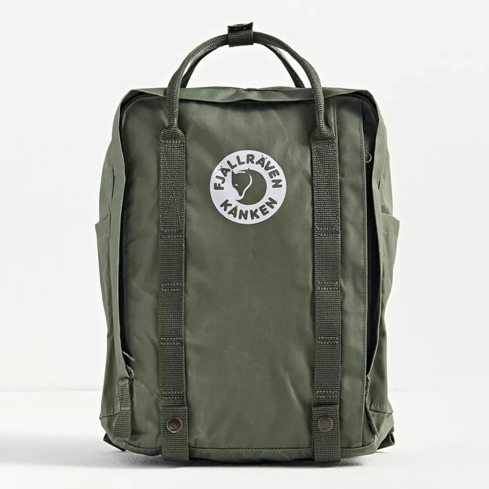 【Fjallraven】北極狐 Tree Kanken 綠色 高階款 環保 仿舊 小狐狸 瑞典 空肯包 放水壺 後 