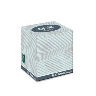 【Kleenex 舒潔】盒裝面紙-方盒90抽x60盒/箱(90抽/60盒/箱)