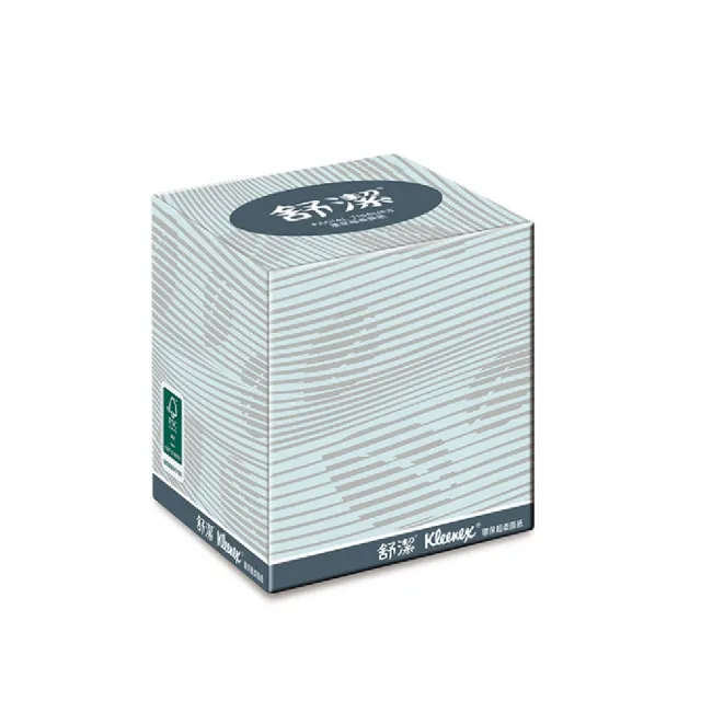 【Kleenex 舒潔】盒裝面紙-方盒90抽x60盒/箱(90抽/60盒/箱)