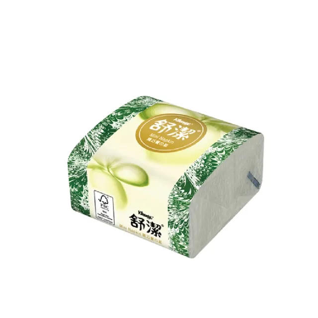【Kleenex 舒潔】精巧餐巾紙150抽x60包/箱(150抽x60包/箱)