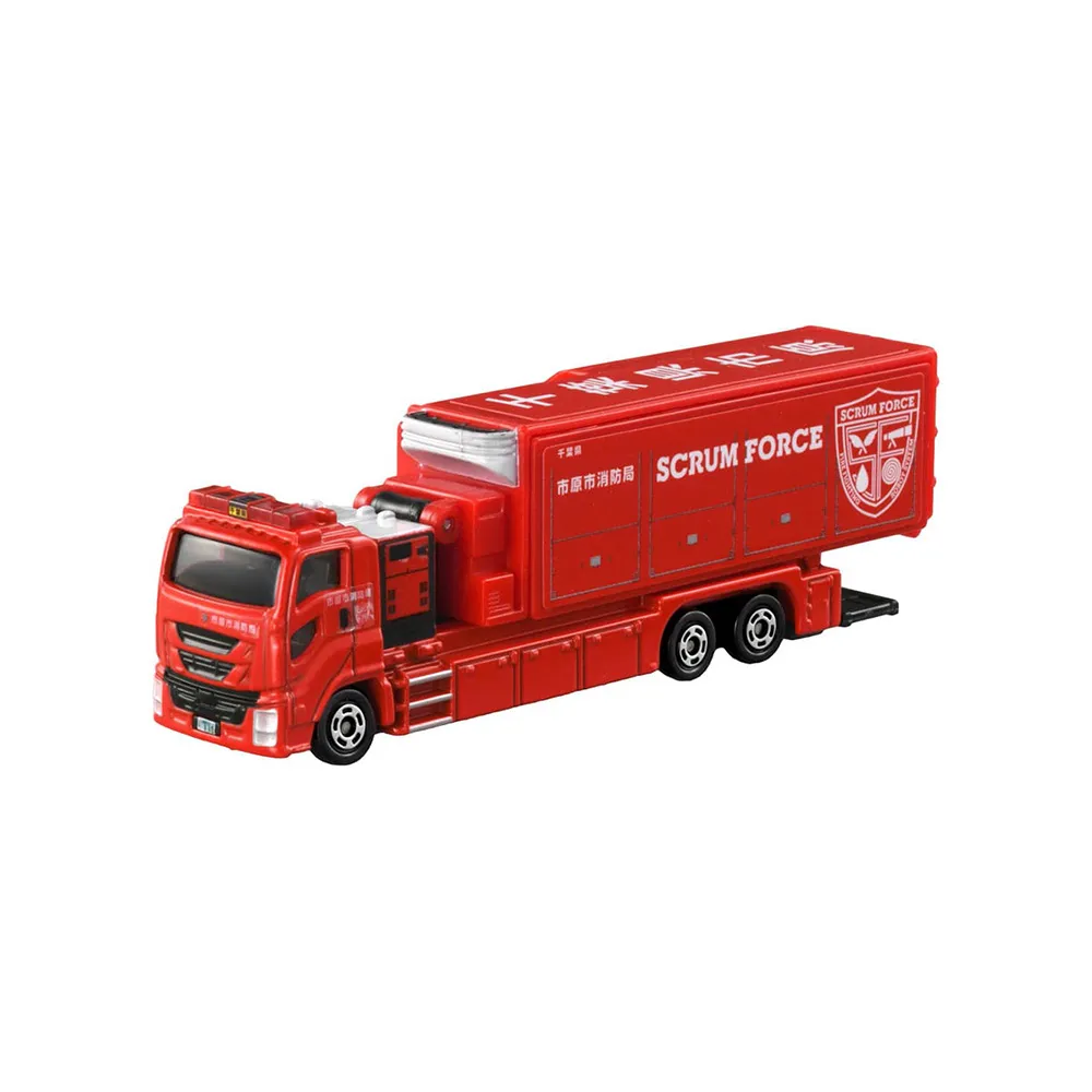 【TOMICA】超長型小汽車 NO.121 市原市消防車