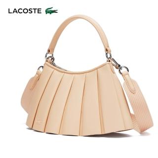 【LACOSTE】包款-小款 Lenglen 皮革包(粉紅色)