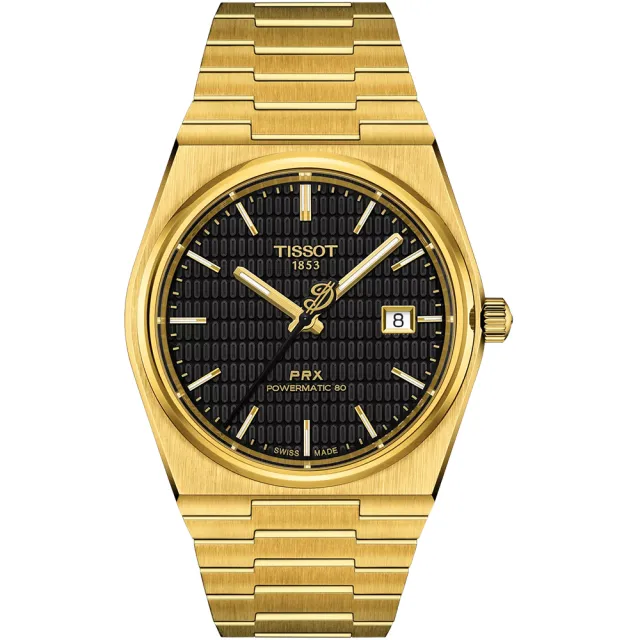 【TISSOT 天梭】PRX系列 NBA 達米安利拉德 特別版酒桶型機械錶-40mm 情人節 送禮(T1374073305100)