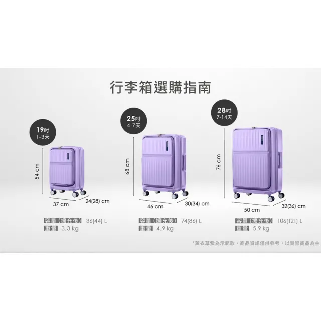 【AMERICAN TOURISTER 美國旅行者】25吋 TRANTO前開式/上掀式/對開可擴充PC輕量避震煞車輪行李箱(多色可選)