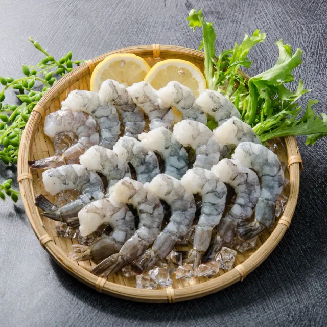 【鮮綠生活】嚴選超大開背鳳尾蝦仁 共2包(600g(淨重 450g)±3%/包 規格21/25 美式賣場熱賣)