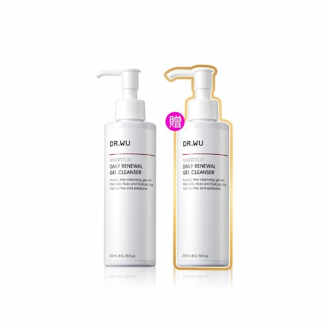 【DR.WU 達爾膚】杏仁酸溫和煥膚潔膚露200ML(2入組)