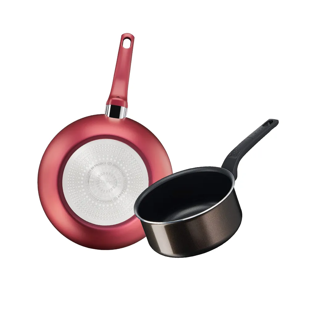 【Tefal 特福】法國製完美煮藝系列不沾雙鍋組(28CM炒鍋+18cm湯鍋)