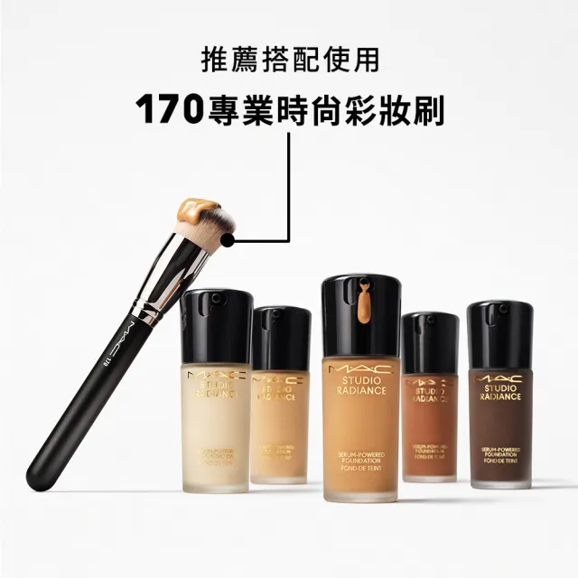【M.A.C】控油保濕緞光底妝王牌組(奢緞粉底精華+超持妝濾鏡蜜粉)