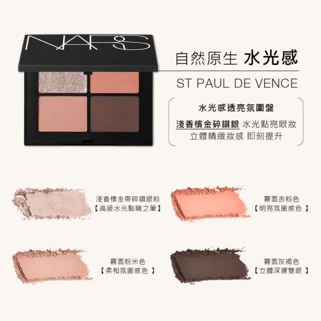 【NARS】官方直營 4色眼彩盤(任選)