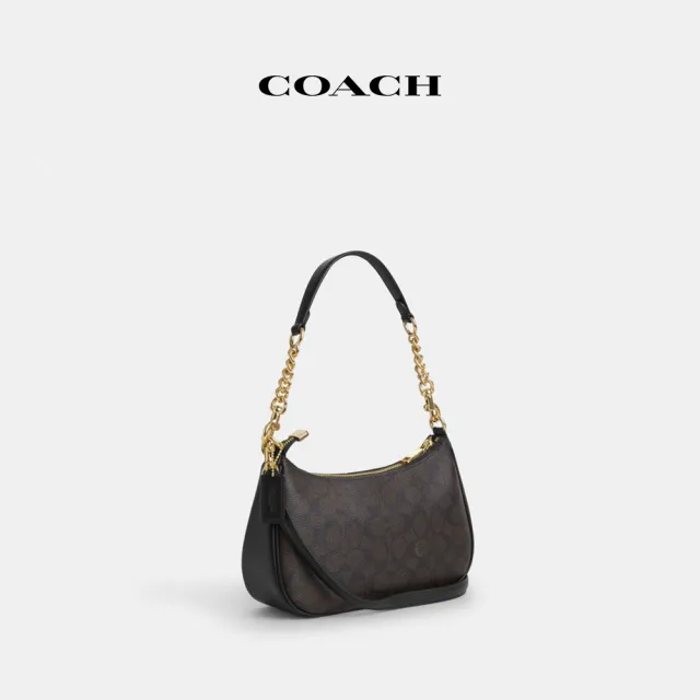 【COACH】蔻馳官方直營 TERI經典Logo單肩包 斜背包 手提包-多色可選(CA548/CV933/CJ941/CV938/CQ674)