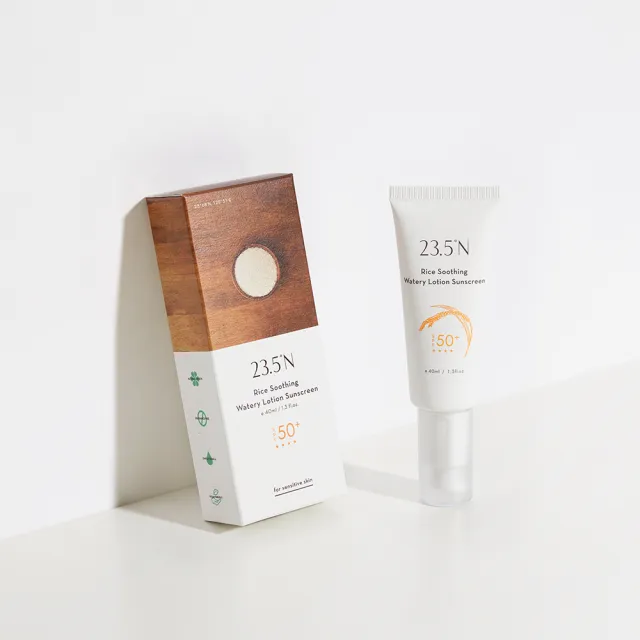 【23.5N】米粹舒緩水感防曬乳40mL(SPF50+ ★★★★)