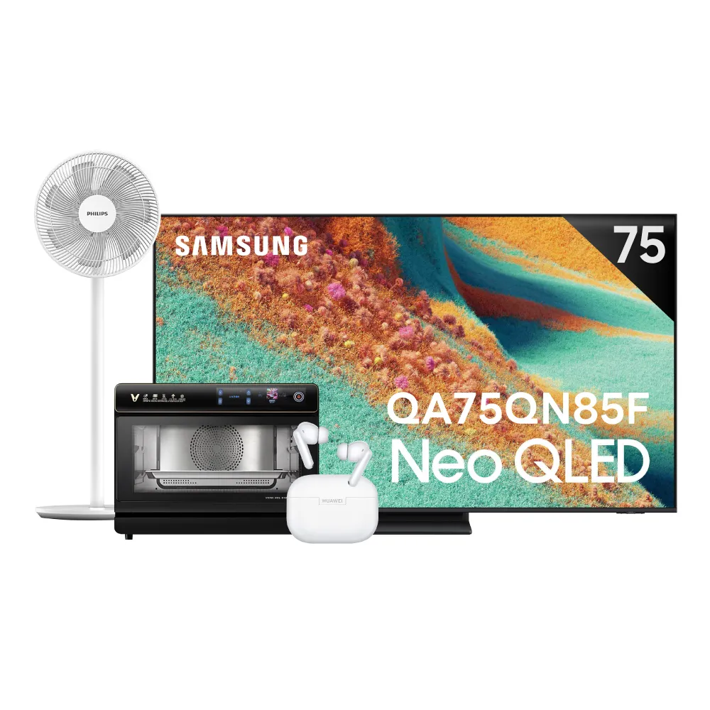【Samsung 三星】75型 4K Neo QLED 144Hz Mini LED AI智慧顯示器 75QN85F 壁掛安裝(QA75QN85FAXXZW)