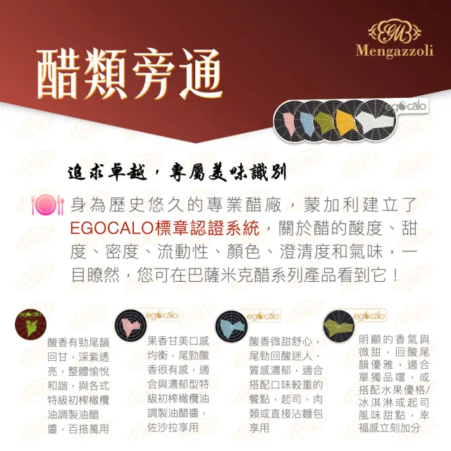 【Mengazzoli】義大利粉綠標10年巴薩米克醋IGP認證250ml(oof白金獎/原汁75%/橡木桶陳釀/BRC.IFS食安/全素)