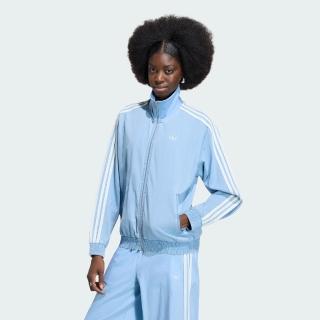 【adidas 愛迪達】FIREBIRD 運動外套(KW8757 女款ORIGINALS休閒立領單寧夾克)